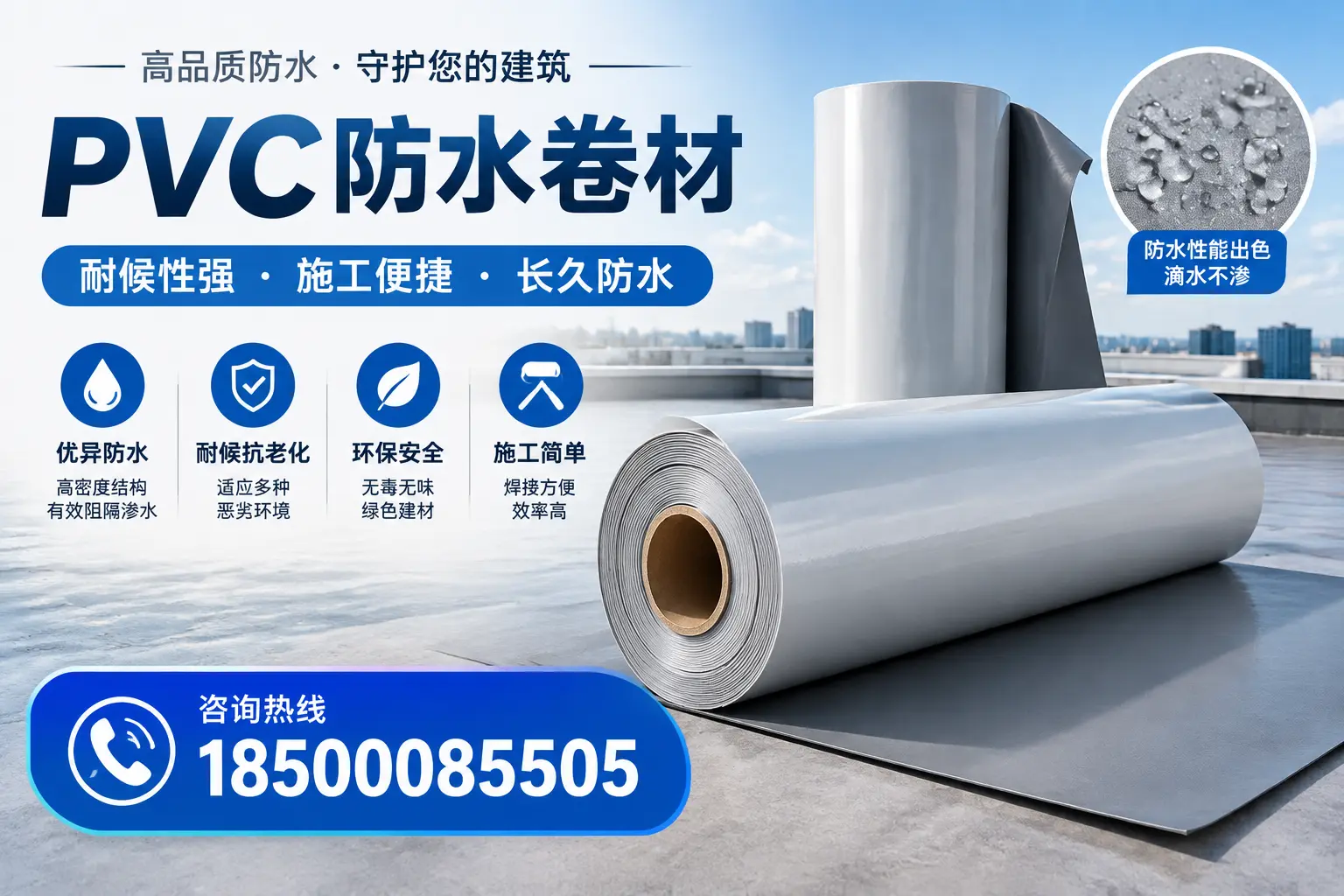 pvc防水卷材在泰安的行业应用前景分析